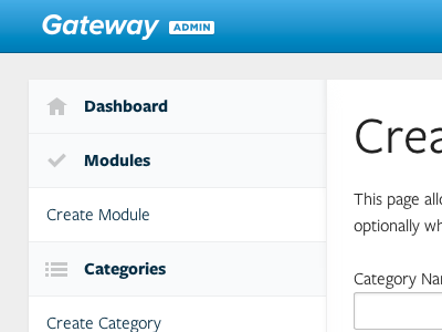 Gateway Admin Navigation admin freight sans gateway icons project university