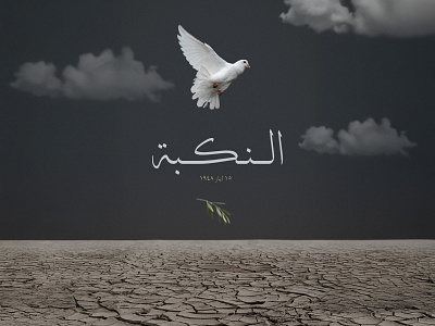 Al-Nakbeh 48 adobe photoshop graphic design nakbeh palestine visual design