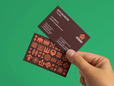 Mycogenius Busines Cards branding business cards graphic design