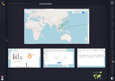 IPOP HEAT MAP leaflets ui ux website