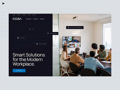 CESA conference data design figma internet network portfolio product ui ups ux voip