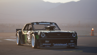 The Hoonicorn 3d 3dart automotive digitalart fordmustang hoonicorn realtime ue5 unrealengine