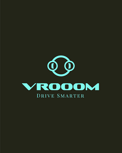 VROOOM - Drive Smarter branding graphic design logo