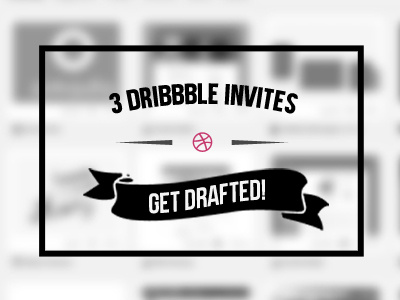 3 Dribbble Invites design dribbbleinvite interface invite invites prospect ui website