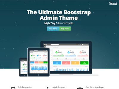 Nightsky admin bootstrap ui