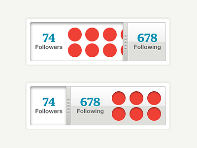 Avatar Slider avatar followers following slider widget