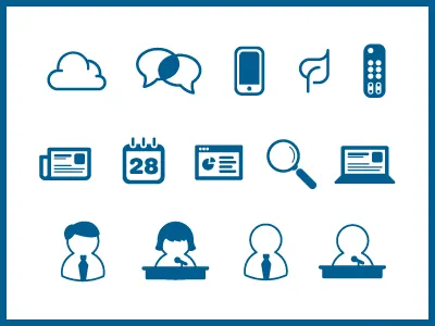 GigaOM Pro Icons cloud icon icons research social technology