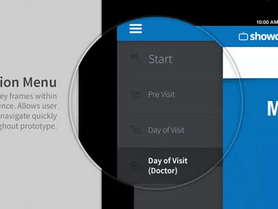 Swipe Menu brand buttons color concept contrast design drawer hover identity menu photoshop style swipe texture typography ui ux