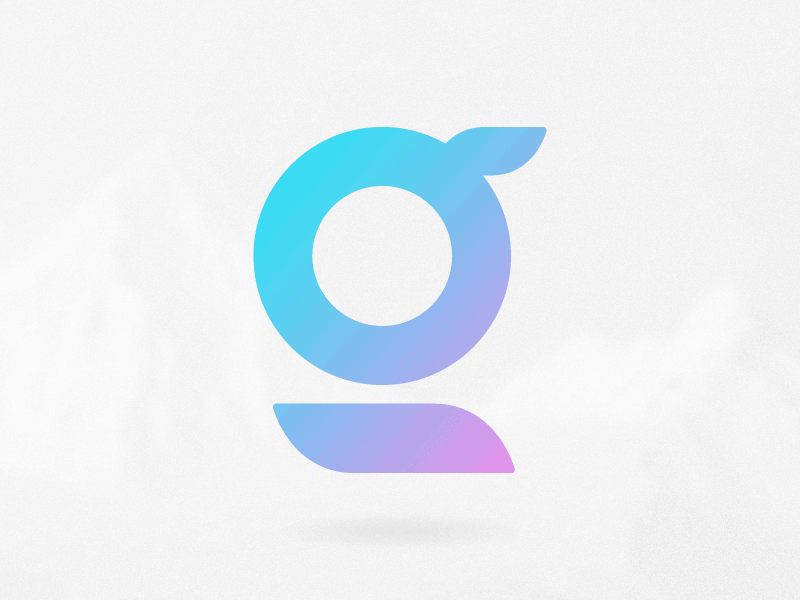 GMW Identity *gif abstract floating g gradient growth identity leaf letterform logo logomark marketing shadow social media