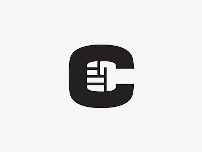 C Fist brand c identity letter logo mark symbol type