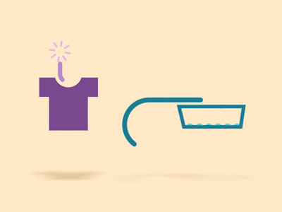 GIF ( wash animation ) 2d after animated animation art cartoon effect gif icon illustration krol krolone laska logo motion ui video wash water