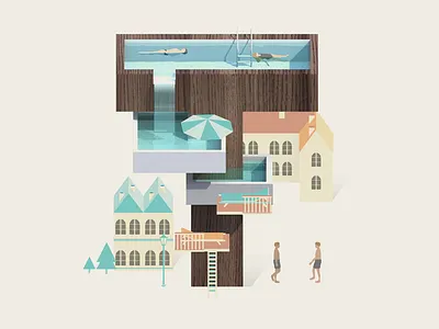 letter T illustration letter t typography