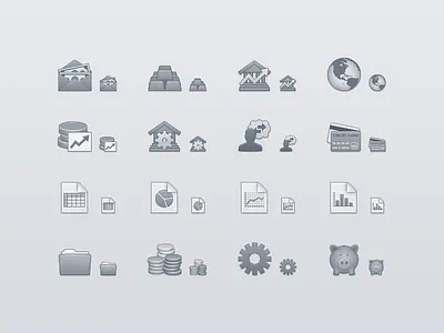 Finance Toolbar Icons bank finance graph growth icon investment mac money os x piggy bank toolbar
