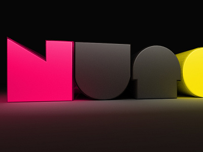 Blender lettering 3d blender light