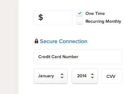 More Form UI - Ultra Simple donation forms more