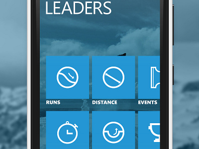 Polar - Leaderboard metro mobile polar sfu siat skiing ui windows phone