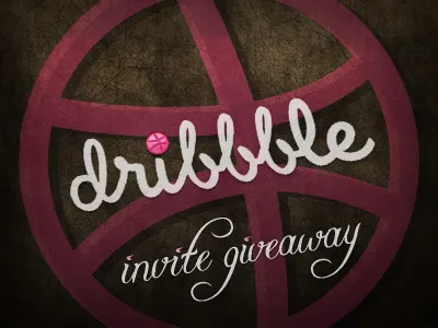 Qchar Design Dribbble Giveaway contest dribbble giveaway invite qchar design