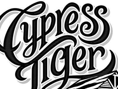 Cypress Tiger 2 handwritten type