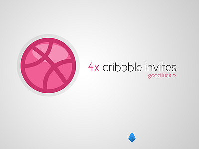 dribbble invite for you contest draft dribbble intersensus invite logo minimal pink prospect
