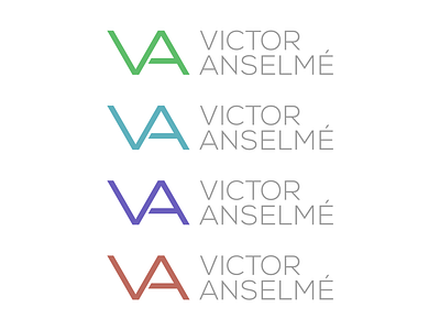 Personal identity brand emerald green identity logo monogram personal