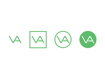Personal identity brand emerald green identity logo monogram personal