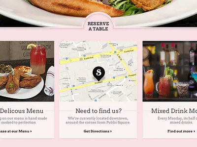 Need to find us? food location map restaurant