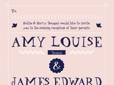 Evening invitation birds daddy o hip evening evening invitations navy peach wedding wedding invitations