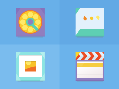 Colorful Icons app icons mobile pixel ui