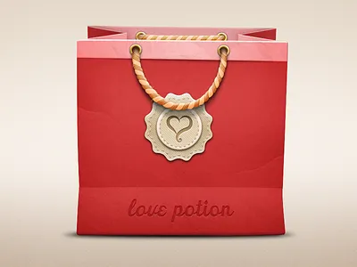 Paper Bag app bag boutique cardboard chic elegant fabric heart icon luxury paper rope shop shopping texture