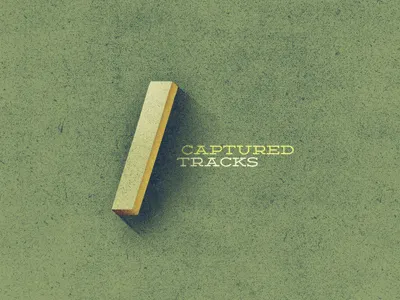 Captured Tracks captured tracks identity illustration label mark music records retro