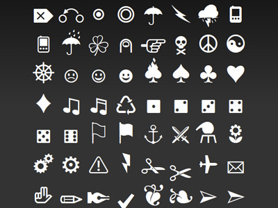 Miscellaneous Symbols font icon pictogram symbol typeface unicode webfont
