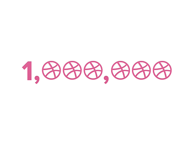 1 Million 1 million dribbble woot