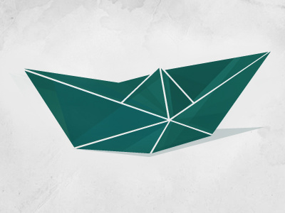 Paperboat boat logo paper paperboat