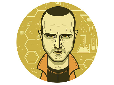 Jesse breaking bad illustration jesse pinkman portrait wired