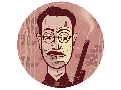 Richard boardwalk empired illustration portrait richard harrow wired