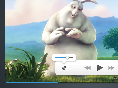 Custom Video Player Interface clean download freebie minimal psd ui video video player