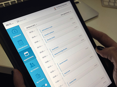 Clinical Dashboard Preview app dashboard data health ipad medical preview responsive timeline ui user interface ux web app