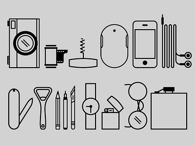 Pocket Pictograms clean design graphic graphic design icon icon set icons illustration outline pictogram pictograms pictograms set pocket pocket pictograms set