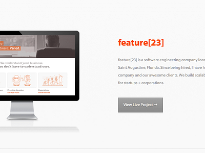Portfolio Update aaa buttons dan malarkey grey links logo orange portfolio ui