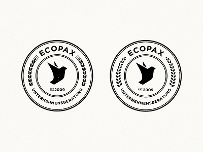 Stamp ecopax corporate design stamp