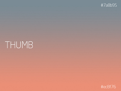 Thumb Gradient gradient thumb