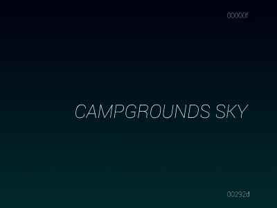 Campgrounds Sky camping gradient night playoffs rebound sky