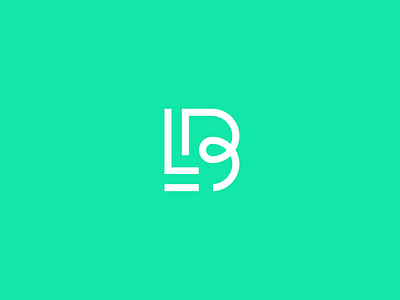 Personal Monogram b identity l logo minimal monogram simple