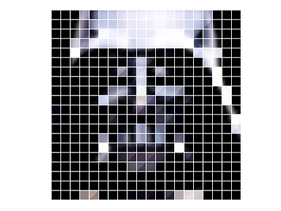 Pixelated Vader big dark darth jedi pixel pixelated pixels side star vader wars