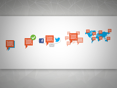 Thunderclap Step by Step Icons email icon logo process share step by step thunderclap viral