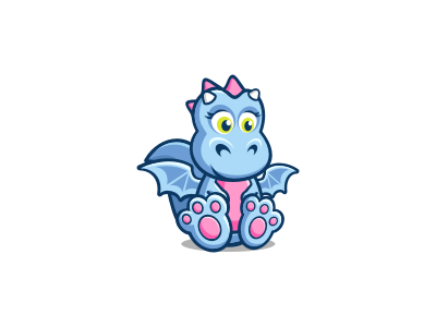 Baby Dragon baby dragon illustration kids