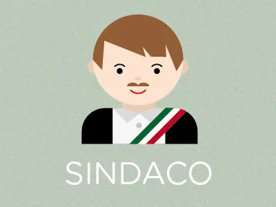 Mayor crockhaus icon italy mayor sindaco