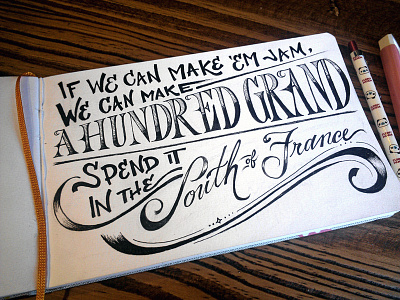 Lettering Lyrics, Lupe Fiasco hand lettering lupe fiasco pen sketchbook typography