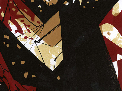 Villain 03 analog print screenprint versus villain