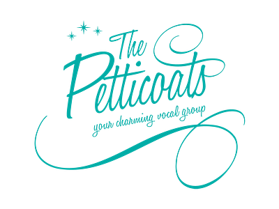 petticoats 2 logo music signet typo typography